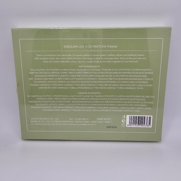 LUV U SO MATCHA Palette - Picture 2 of 5